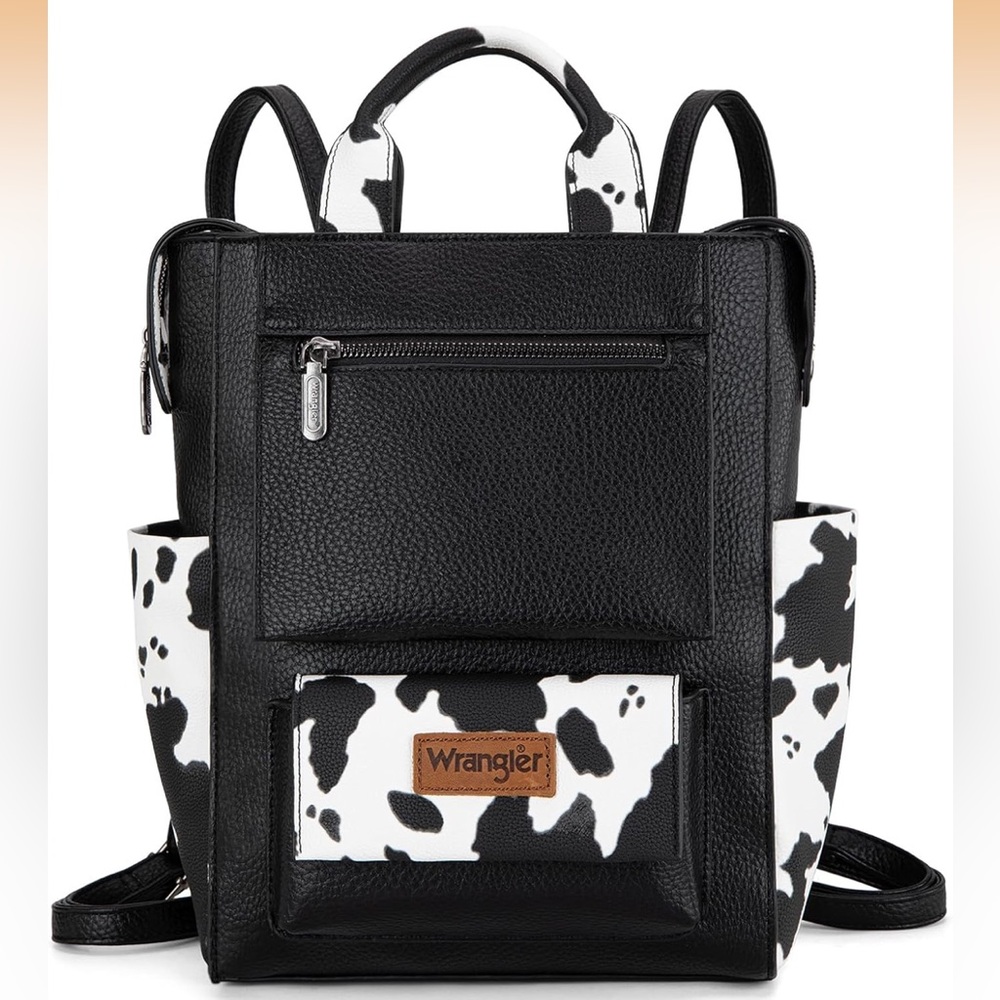 Wrangler cow print Backpack